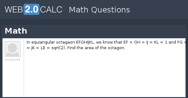 View question - Math