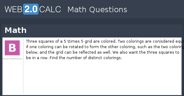 Forum Version Math View question - Math