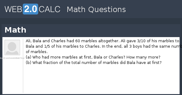 View question - Math