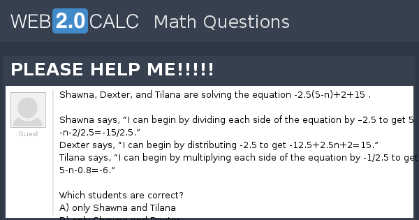 View question - PLEASE HELP ME!!!!!