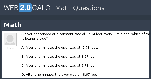 View question - Math