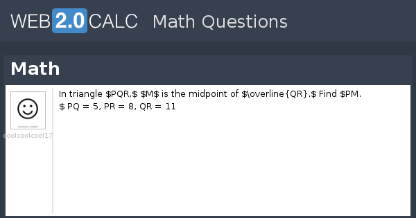 View question - Math