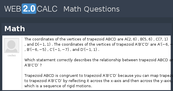 View question - Math