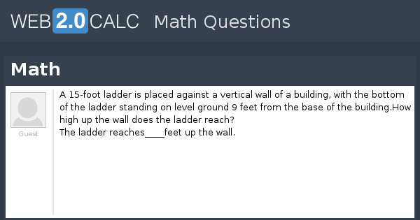 View question - Math