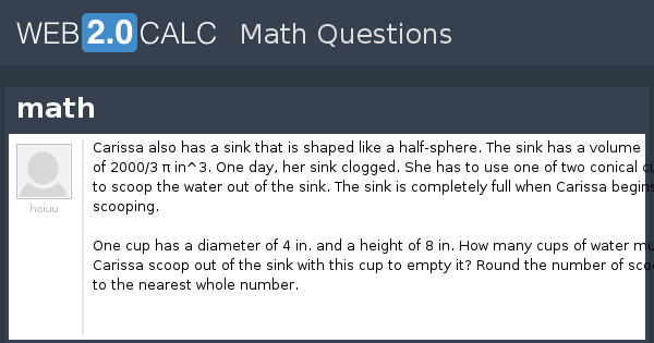 View question - math