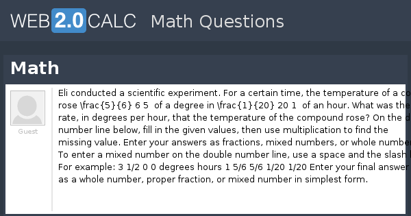 View question - Math