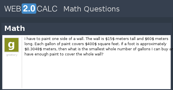 View question - Math