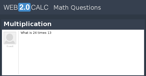 view-question-multiplication