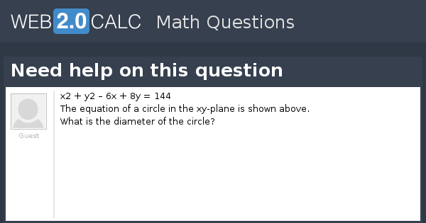 View Question Need Help On This Question