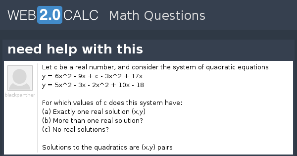 View question - need help with this