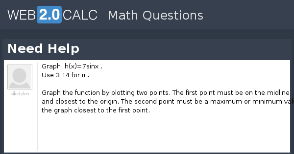 View question - Need Help