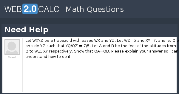 View question - Need Help