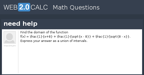 View question - need help