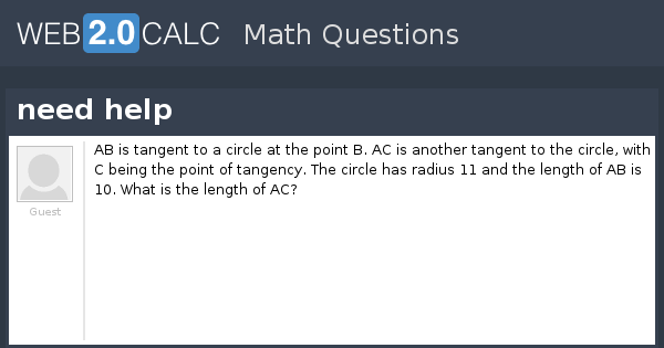 View question - need help
