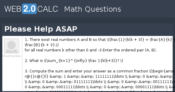 View question - Please Help ASAP