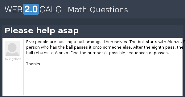 View question - Please help asap