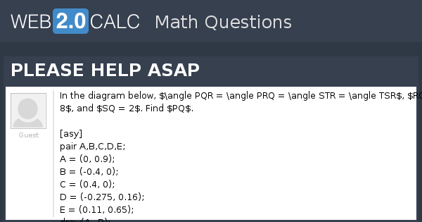 View question - PLEASE HELP ASAP