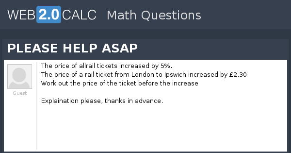 View question - PLEASE HELP ASAP
