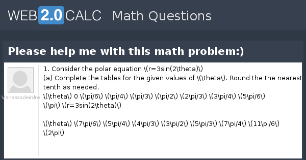 View question - Please help me with this math problem:)