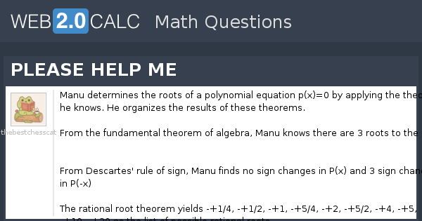View question - PLEASE HELP ME