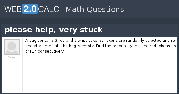View question - please help, very stuck