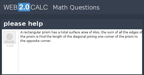 View question - please help