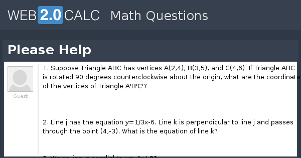 View question - Please Help