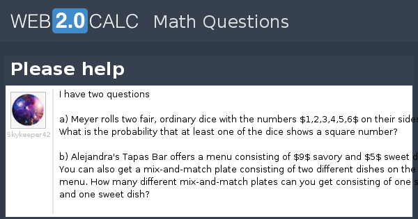 View question - Please help
