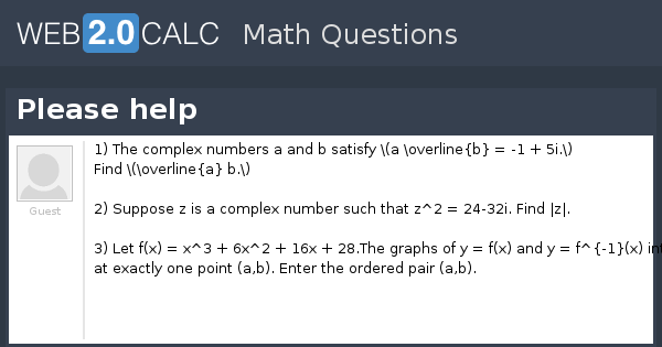 View question - Please help