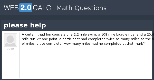 View question - please help