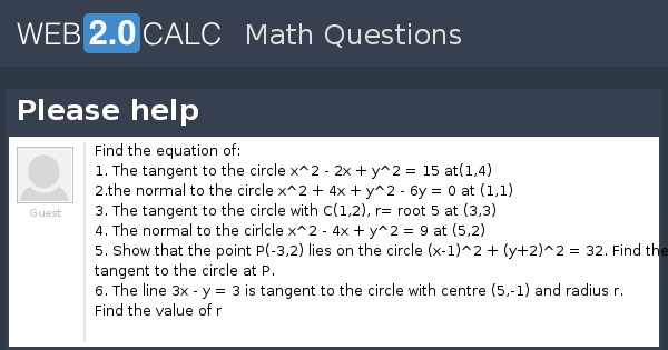 View question - Please help