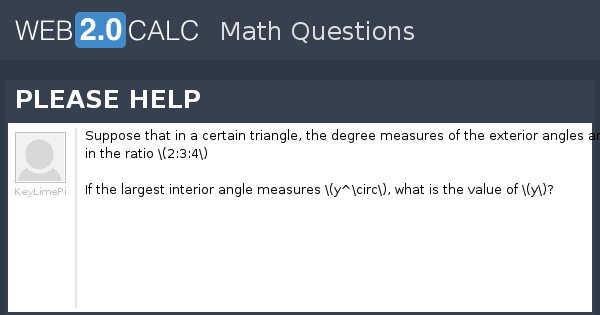 View question - PLEASE HELP