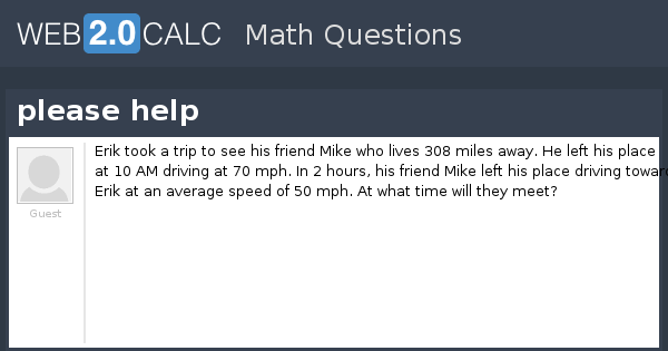 View question - please help