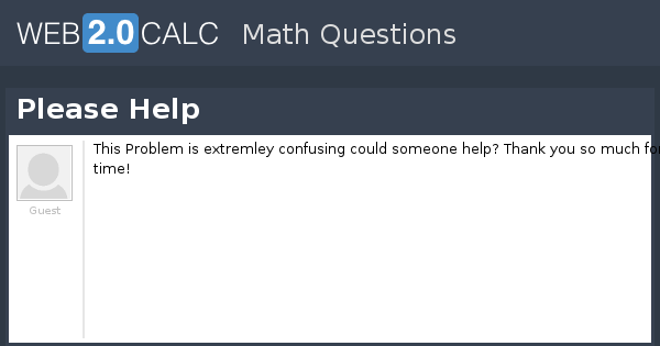 View question - Please Help