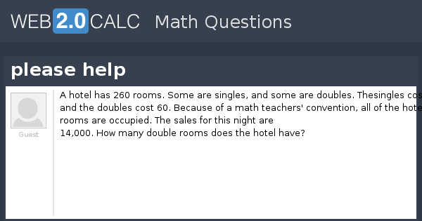 View question - please help