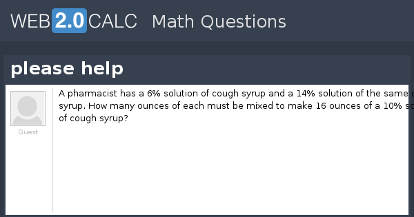 View question - please help
