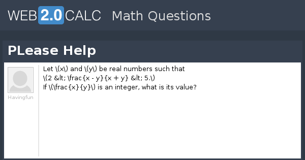 View question - PLease Help