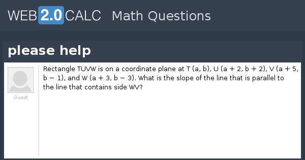 View question - please help