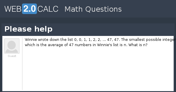 View question - Please help