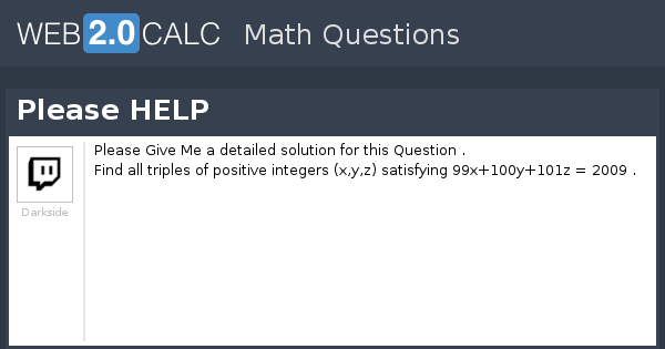 View question - Please HELP
