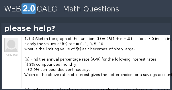 View question - please help?