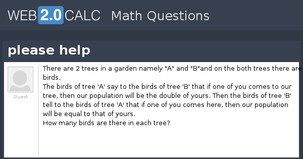 View question - please help