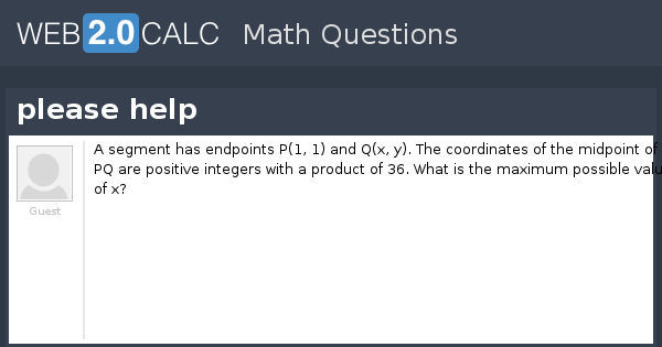 View question - please help