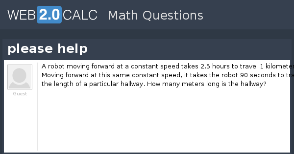 View question - please help