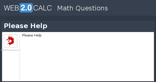 View question - Please Help