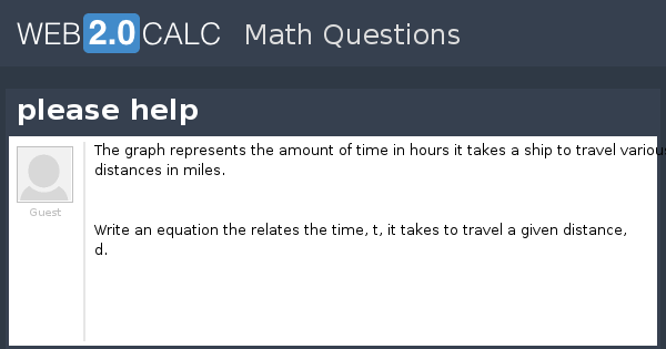 View question - please help