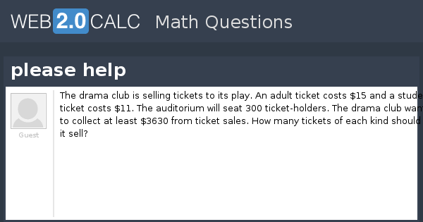 View question - please help