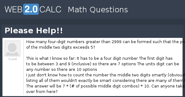 View question - Please Help!!