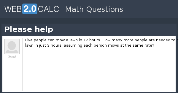 View question - Please help