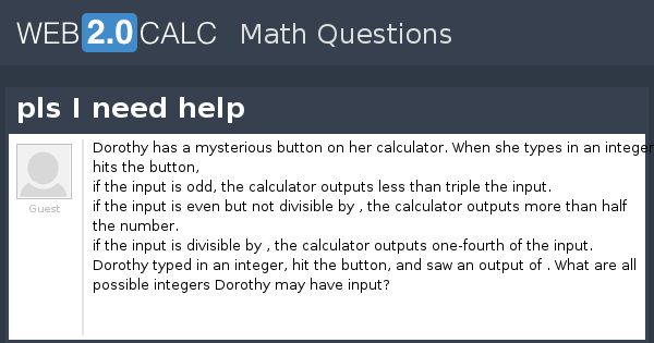View question - pls I need help